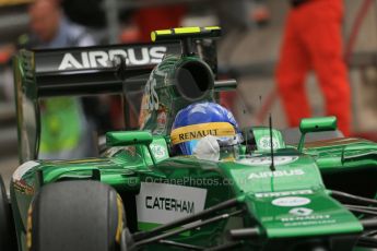 World © Octane Photographic Ltd. Thursday 22nd May 2014. Monaco - Monte Carlo - Formula 1 Practice 1. Caterham F1 Team CT05 – Marcus Ericsson. Digital Ref: 0958LB1D3636