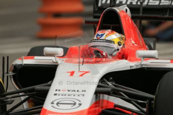 World © Octane Photographic Ltd. Thursday 22nd May 2014. Monaco - Monte Carlo - Formula 1 Practice 1. Marussia F1 Team MR03 - Jules Bianchi. Digital Ref: 0958LB1D3692