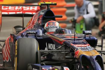 World © Octane Photographic Ltd. Thursday 22nd May 2014. Monaco - Monte Carlo - Formula 1 Practice 1. Scuderia Toro Rosso STR 9 – Daniil Kvyat. Digital Ref: 0958LB1D3754