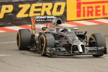 World © Octane Photographic Ltd. Thursday 22nd May 2014. Monaco - Monte Carlo - Formula 1 Practice 1. McLaren Mercedes MP4/29 – Kevin Magnussen. Digital Ref: 0958LB1D4068