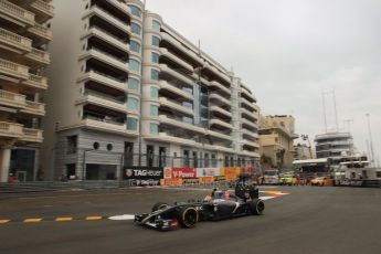 World © Octane Photographic Ltd. Thursday 22nd May 2014. Monaco - Monte Carlo - Formula 1 Practice 1. Sauber C33 - Esteban Gutierrez. Digital Ref: 0958LB1D6380