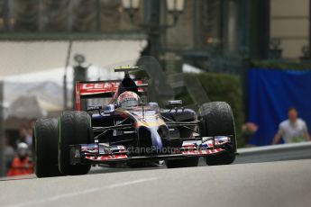 World © Octane Photographic Ltd. Thursday 22nd May 2014. Monaco - Monte Carlo - Formula 1 Practice 2. Scuderia Toro Rosso STR 9 – Daniil Kvyat. Digital Ref: 0960LB1D4639