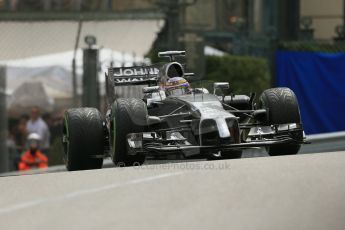 World © Octane Photographic Ltd. Thursday 22nd May 2014. Monaco - Monte Carlo - Formula 1 Practice 2. McLaren Mercedes MP4/29 - Jenson Button. Digital Ref: 0960LB1D4662