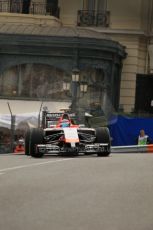 World © Octane Photographic Ltd. Thursday 22nd May 2014. Monaco - Monte Carlo - Formula 1 Practice 2. Marussia F1 Team MR03 - Max Chilton. Digital Ref: 0960LB1D6595