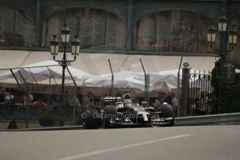 World © Octane Photographic Ltd. Thursday 22nd May 2014. Monaco - Monte Carlo - Formula 1 Practice 2. McLaren Mercedes MP4/29 - Jenson Button. Digital Ref: 0960LB1D6643