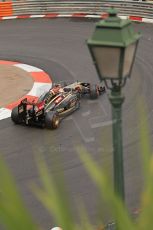 World © Octane Photographic Ltd. Thursday 22nd May 2014. Monaco - Monte Carlo - Formula 1 Practice 2. Lotus F1 Team E22 – Pastor Maldonado. Digital Ref: 0960LB1D6917