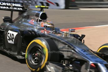 World © Octane Photographic Ltd. Saturday 24th May 2014. Monaco - Monte Carlo - Formula 1 Practice 3. McLaren Mercedes MP4/29 – Kevin Magnussen. Digital Ref: 0965LB1D7301
