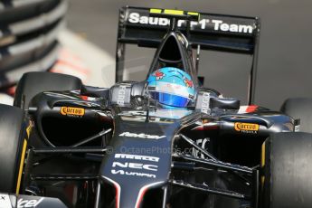 World © Octane Photographic Ltd. Saturday 24th May 2014. Monaco - Monte Carlo - Formula 1 Practice 3. Sauber C33 - Esteban Gutierrez. Digital Ref: 0965LB1D7520