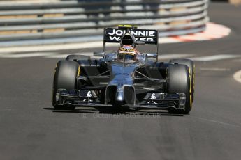 World © Octane Photographic Ltd. Saturday 24th May 2014. Monaco - Monte Carlo - Formula 1 Practice 3. McLaren Mercedes MP4/29 – Kevin Magnussen. Digital Ref: 0965LB1D7618