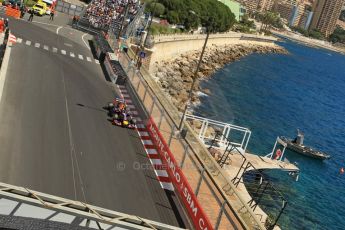 World © Octane Photographic Ltd. Saturday 24th May 2014. Monaco - Monte Carlo - Formula 1 Practice 3. Infiniti Red Bull Racing RB10 - Sebastian Vettel. Digital Ref: 0965LB1DX7810