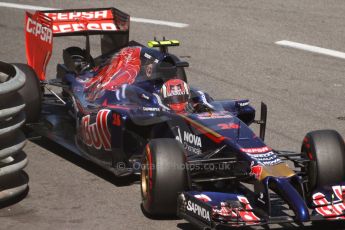 World © Octane Photographic Ltd. Saturday 24th May 2014. Monaco - Monte Carlo - Formula 1 Qualifying. Scuderia Toro Rosso STR 9 – Daniil Kvyat. Digital Ref: 0967CB7D3246