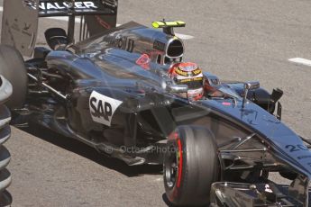 World © Octane Photographic Ltd. Saturday 24th May 2014. Monaco - Monte Carlo - Formula 1 Qualifying. McLaren Mercedes MP4/29 – Kevin Magnussen. Digital Ref: 0967CB7D3254