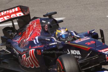 World © Octane Photographic Ltd. Saturday 24th May 2014. Monaco - Monte Carlo - Formula 1 Qualifying. Scuderia Toro Rosso STR9 - Jean-Eric Vergne. Digital Ref: 0967CB7D3265