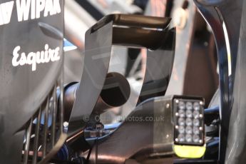 World © Octane Photographic Ltd. Saturday 24th May 2014. Monaco - Monte Carlo - Formula 1 Qualifying. Williams Martini Racing FW36 rear diffuser. Digital Ref: 0967CB7D3270
