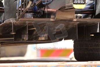 World © Octane Photographic Ltd. Saturday 24th May 2014. Monaco - Monte Carlo - Formula 1 Qualifying. Williams Martini Racing FW36 rear diffuser. Digital Ref: 0967CB7D3271