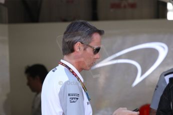 World © Octane Photographic Ltd. Saturday 24th May 2014. Monaco - Monte Carlo - Formula 1 Qualifying. McLaren Mercedes - Sam Michael. Digital Ref: 0967CB7D3280