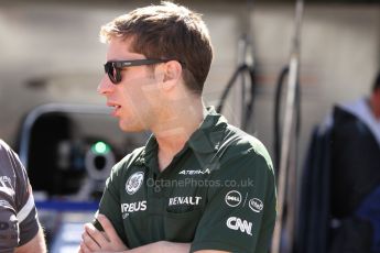 World © Octane Photographic Ltd. Saturday 24th May 2014. Monaco - Monte Carlo - Formula 1 Qualifying. Caterham F1 Team CT05 – Robin Frijns – Reserve Driver. Digital Ref: 0967CB7D3746