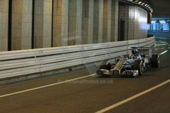 World © Octane Photographic Ltd. Saturday 24th May 2014. Monaco - Monte Carlo - Formula 1 Qualifying. Mercedes AMG Petronas F1 W05 Hybrid – Lewis Hamilton. Digital Ref: 0967LB1D8096