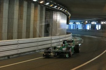World © Octane Photographic Ltd. Saturday 24th May 2014. Monaco - Monte Carlo - Formula 1 Qualifying. Caterham F1 Team CT05 – Kamui Kobayashi. Digital Ref: 0967LB1D8187