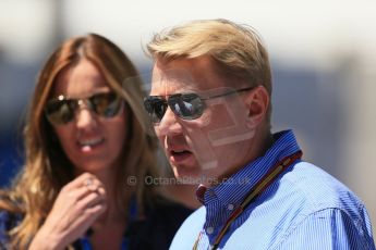 World © Octane Photographic Ltd. Saturday 24th May 2014. Monaco - Monte Carlo - Formula 1 Qualifying. Mika Hakkinen - Fernando Alonso. Digital Ref:  0967LB1D8275