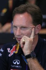 World © Octane Photographic Ltd. Thursday 22nd May 2014. Monaco - Monte Carlo - Formula 1 Press conference. Infiniti Red Bull Racing Team Principle - Christian Horner. Digital Ref: 0961LB1D4723