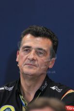 World © Octane Photographic Ltd. Thursday 22nd May 2014. Monaco - Monte Carlo - Formula 1 Press conference. Lotus F1 Team Deputy Team Principle- Federico Gastaldi. Digital Ref: 0961LB1D4754