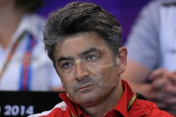 World © Octane Photographic Ltd. Thursday 22nd May 2014. Monaco - Monte Carlo - Formula 1 Press conference. Scuderia Ferrari - Matteo Mattiacci. Digital Ref: 0961LB1D4780