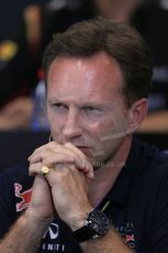 World © Octane Photographic Ltd. Thursday 22nd May 2014. Monaco - Monte Carlo - Formula 1 Press conference. Infiniti Red Bull Racing Team Principle - Christian Horner. Digital Ref: 0961LB1D4827