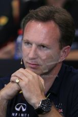 World © Octane Photographic Ltd. Thursday 22nd May 2014. Monaco - Monte Carlo - Formula 1 Press conference. Infiniti Red Bull Racing Team Principle - Christian Horner. Digital Ref: 0961LB1D4835