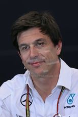 World © Octane Photographic Ltd. Thursday 22nd May 2014. Monaco - Monte Carlo - Formula 1 Press conference. Mercedes AMG Petronas F1 Executive Director - Toto Wolff. Digital Ref: 0961LB1D4837
