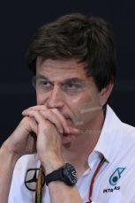 World © Octane Photographic Ltd. Thursday 22nd May 2014. Monaco - Monte Carlo - Formula 1 Press conference. Mercedes AMG Petronas F1 Executive Director - Toto Wolff. Digital Ref: 0961LB1D4982