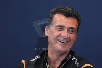 World © Octane Photographic Ltd. Thursday 22nd May 2014. Monaco - Monte Carlo - Formula 1 Press conference. Lotus F1 Team Deputy Team Principle - Federico Gastaldi. Digital Ref: 0961LB1D4985