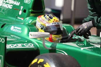 World © Octane Photographic Ltd. Friday 23rd May 2014. GP2 Feature Race – Monaco, Monte Carlo. Rio Haryanto - EQ8 Caterham Racing. Digital Ref : 0963CB7D2697