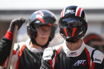 World © Octane Photographic Ltd. Friday 23rd May 2014. GP2 Feature Race – Monaco, Monte Carlo. ART Grand Prix ready for pit stop. Digital Ref : 0963CB7D2806
