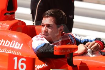 World © Octane Photographic Ltd. Friday 23rd May 2014. GP2 Feature Race – Monaco, Monte Carlo. Rene Binder waiting for the restart - Arden International. Digital Ref : 0963CB7D2860