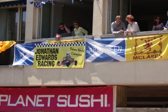 World © Octane Photographic Ltd. Friday 23rd May 2014. GP2 Feature Race – Monaco, Monte Carlo. Fans watch from the balconies. Digital Ref : 0963CB7D3016