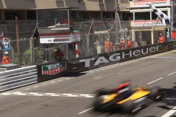 World © Octane Photographic Ltd. Friday 23rd May 2014. GP2 Feature Race – Monaco, Monte Carlo. Jolyon Palmer takes the win - DAMS. Digital Ref : 0963CB7D5346