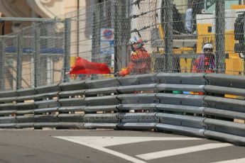 World © Octane Photographic Ltd. Friday 23rd May 2014. GP2 Feature Race – Monaco, Monte Carlo. Red flag after the race is disrupted by the colliding Arden International cars at Fairmont Hotel hairpin. Digital Ref : 0963LB1D6104
