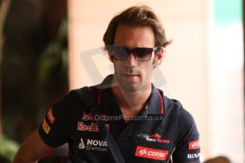 World © Octane Photographic Ltd. Wednesday 21st May 2014. Monaco - Monte Carlo - Formula 1 Paddock. Scuderia Toro Rosso STR9 - Jean-Eric Vergne. Digital Ref: