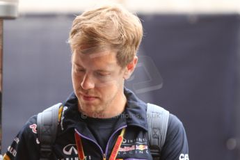 World © Octane Photographic Ltd. Wednesday 21st May 2014. Monaco - Monte Carlo - Formula 1 Paddock. Infiniti Red Bull Racing RB10 - Sebastian Vettel. Digital Ref: