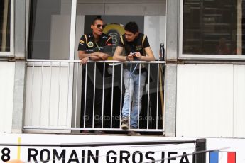 World © Octane Photographic Ltd. Wednesday 21st May 2014. Monaco - Monte Carlo - Formula 1 Pitlane. Lotus F1 Junior Team – Esteban Ocon. Digital Ref: