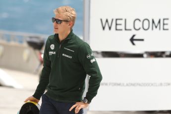 World © Octane Photographic Ltd. Wednesday 21st May 2014. Monaco - Monte Carlo - Formula 1 Paddock. Caterham F1 Team CT05 – Marcus Ericsson. Digital Ref: 0953cb7d1870