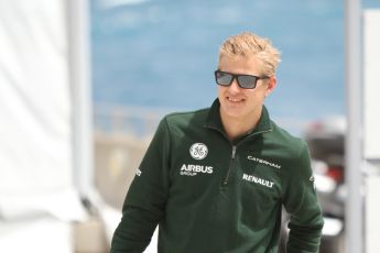 World © Octane Photographic Ltd. Wednesday 21st May 2014. Monaco - Monte Carlo - Formula 1 Paddock. Caterham F1 Team CT05 – Marcus Ericsson. Digital Ref: 0953cb7d1874