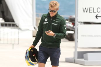 World © Octane Photographic Ltd. Wednesday 21st May 2014. Monaco - Monte Carlo - Formula 1 Paddock. Caterham F1 Team CT05 – Marcus Ericsson. Digital Ref: 0953cb7d1876