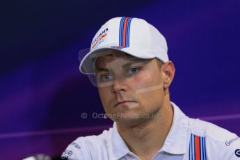 World © Octane Photographic Ltd. Wednesday 21st May 2014. Monaco - Monte Carlo - Formula 1 Drivers’ Press Conference. Valtteri Bottas - Martini Williams Racing. Digital Ref : 0955lb1d2938