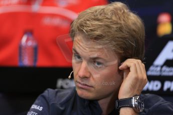 World © Octane Photographic Ltd. Wednesday 21st May 2014. Monaco - Monte Carlo - Formula 1 Drivers’ Press Conference. Nico Rosberg - Mercedes AMG Petronas. Digital Ref : 0955lb1d2966