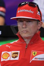 World © Octane Photographic Ltd. Wednesday 21st May 2014. Monaco - Monte Carlo - Formula 1 Drivers’ Press Conference. Kimi Raikkonen - Scuderia Ferrari. Digital Ref : 0955lb1d3048