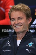 World © Octane Photographic Ltd. Wednesday 21st May 2014. Monaco - Monte Carlo - Formula 1 Drivers’ Press Conference. Nico Rosberg - Mercedes AMG Petronas. Digital Ref : 0955lb1d3067