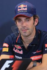 World © Octane Photographic Ltd. Wednesday 21st May 2014. Monaco - Monte Carlo - Formula 1 Drivers’ Press Conference. Jean-Eric Vergne - Scuderia Toro Rosso. Digital Ref : 0955lb1d3079