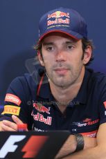 World © Octane Photographic Ltd. Wednesday 21st May 2014. Monaco - Monte Carlo - Formula 1 Drivers’ Press Conference. Jean-Eric Vergne - Scuderia Toro Rosso. Digital Ref : 0955lb1d3084